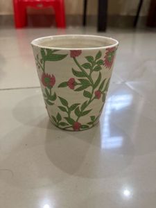Vintage Floral Ceramic Cup