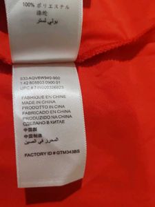 French Designer Orange Polka Dot Dress