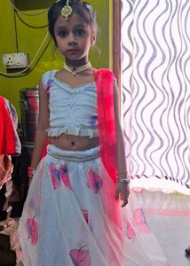 Adorable Girl's Lehenga Choli Set