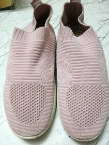 Pink Slip-On Shoes