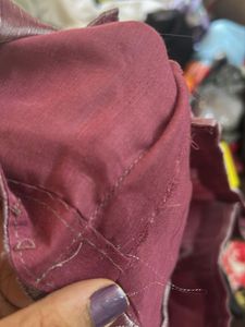 Mauve Embroidered Saree