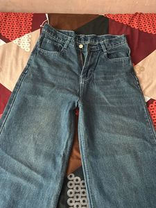 Vintage Wide Leg Denim Jeans