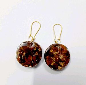 Real Rose Preserved Earrings