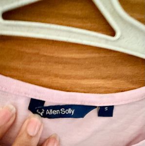 Allen Solly Women's Pink T-Shirt