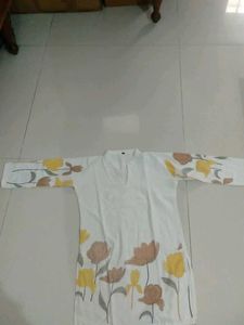 White Floral Print cordset