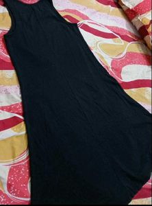 Minnie Mouse Graphic Print Black Dress