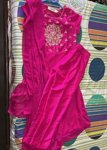 Beautiful Pink Embroidered Dress