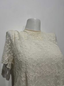 Elegant Embroidered Lace Blouse