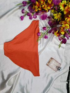 🇳🇿💫🎀Chic Orange Bikini Bottom with Ring Detail