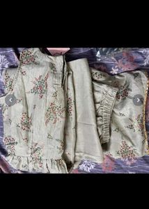 Elegant Printed Kurta Set with Dupatta