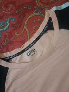 Ajile Active Peach Crop Top