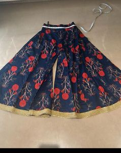 Elegant Navy Blue Floral Kurta Set