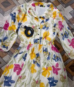 Chic Floral Print Maxi Dress