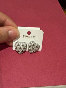Heart Shaped Stud Earrings
