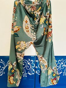 Vintage Floral Silk Shirt