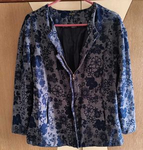 Rare Xl Floral Print Jacket