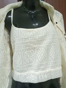Vintage White Lace Top