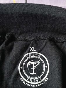 Stylish Black Joggers with Striped Detail