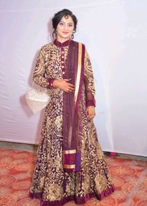 Elegant Embroidered Ethnic Gown