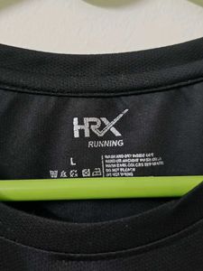 HRX Black Athletic T-Shirt