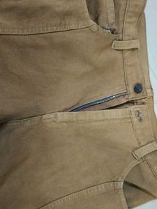 Brown Denim Pants