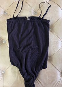 Black Hook and Eye Bodysuit