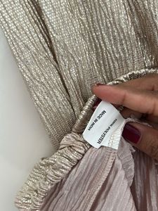 Sparkly Ruched Sleeveless Top