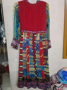 Preloved Jaipuri Mirror Work Anarkali