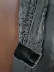 Chic Black Lace &amp; Chiffon Dress
