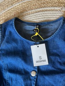Denim Sleeveless Vest Top