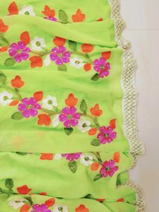 Vibrant Floral Print Maxi Gown