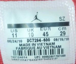 Nike 1985 Air Joban I  Red &amp; White High-Top S