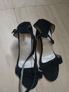 Black Heeled Sandals