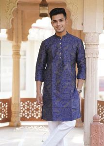 Men's Blue Kurta