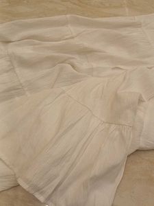 White Tiered Maxi Skirt