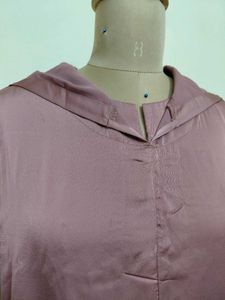 Elegant Flowy Mauve Ethnic Gown