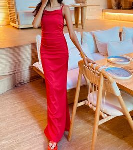 Red Maxi Dress - Elegant Evening Wear