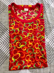 Vintage Retro Print Swimming Tshirt