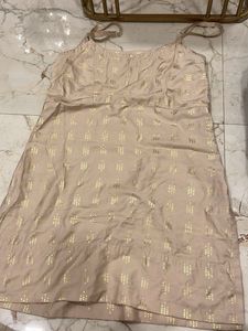 Elegant Gold Print Blouse
