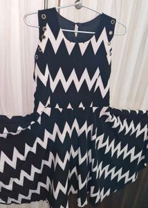 Chic Black & White Dress