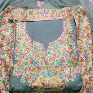 Pure Kashmiri Rayon Unstitched Suit