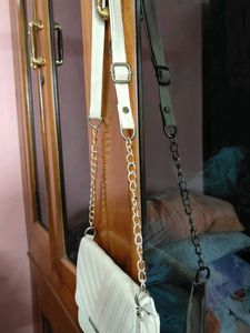 Minimalist Beige Sling bag