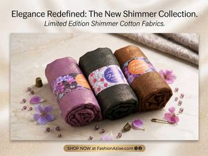 Luxurious Imperial georgette simmer Shimmer Fabric