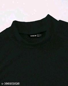 Sleek Black Sleeveless Mock Neck Top