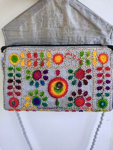 Multicolored Ethnic Sling Bag