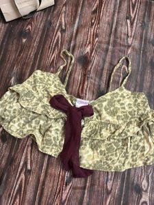 Co ord ruffle top n skort set