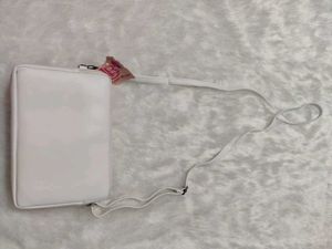 White Quilted Crossbody Bag