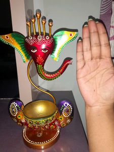 Handcrafted Ganesha Tealight Holder