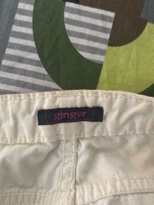 Ginger White Shorts