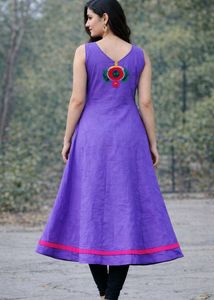 Fully Embroidered Anarkali Kurti
